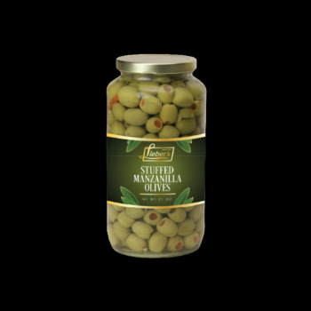 Stuffed manzanilla olives liebers 595 gr-043427008969