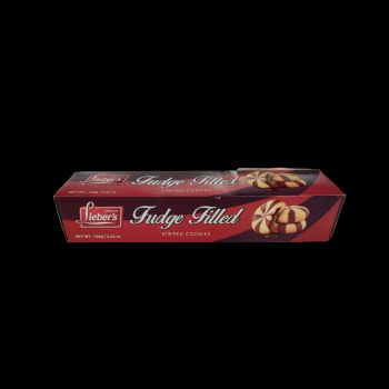 Galletas rayas chocolate fudge filled 160 gr-043427015301