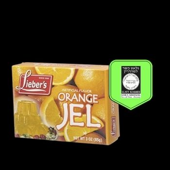 Gelatina sabor naranja liebers 85 gr-043427152266
