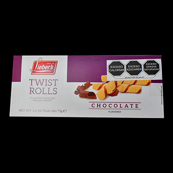 Twist rolls chocolate 75 gr liebers-043427400626
