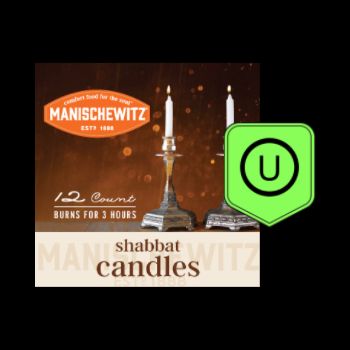 Shabbat candles 12 pzas-072700007917
