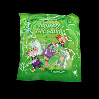 Squeeze gel candy manzana verde 240 gr zazers-682063051252