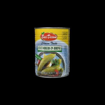 Cucumbers in brine 18 25 320 g bnei darom-7290002015192