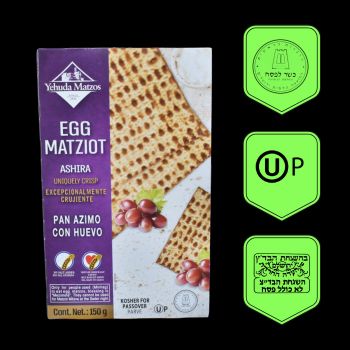 Yehuda egg matzo 150 gr-7290012738272