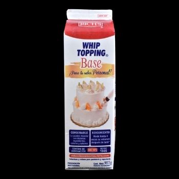 Whip topping base 907 gr richs-7501668613340