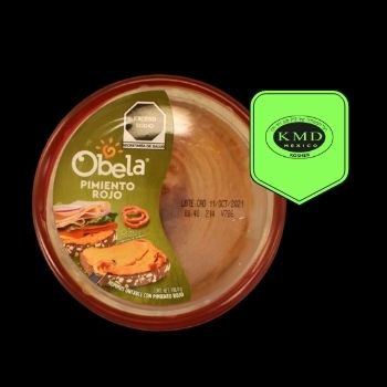 Hummus pimiento rojo obela 198.4 gr-7503018034041