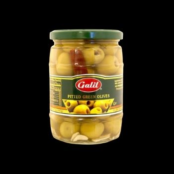 Pitte green olives galil 560 gr-794711001677